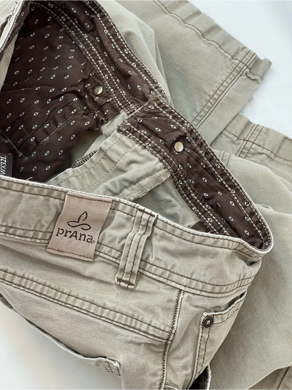 Prana Men's Slim Jeans in Taupe-Grey, 32 waist